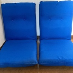 座椅子　折りたたみ式　2台セットの画像