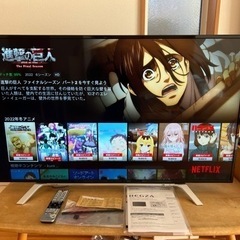 TOSHIBA REGZA 49Z700X タイムシフトマシン搭載　2017年製　美品