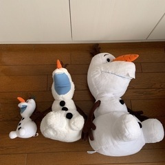 アナと雪の女王 オラフ ぬいぐるみ 3点の画像