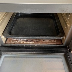 お話中　電子レンジ　オーブン機能付きの画像