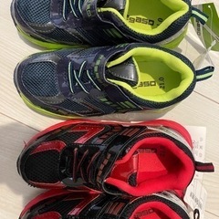 最終値引　新品タグ付　男の子21cm 運動靴　2足の画像