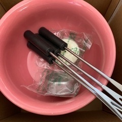 チョコフォンデュセット　ピンクの画像
