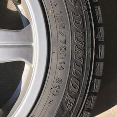 屋根付き車庫保管　DUNLOP　WINTAR　MAXX　ＷＭ０１　スタッドレス165/70R14　マルチアルミホィールセット