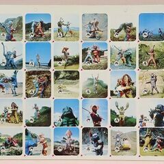 【苫小牧バナナ】未使用品 森永 キカイダーカード プレゼント 16セット (クジ用シール30枚つき) 森永アイスクリーム 当たりくじ 当時モノ レトロ 現品限り♪の画像