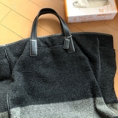 コーチ　ウールバッグの画像