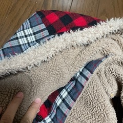 ラグマートフード付きベスト120の画像