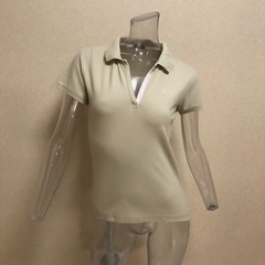 polojeansベージュ星条旗ロゴ半袖ポロシャツラルフwtwb...