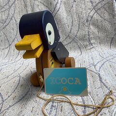 ペンギン　木製おもちゃの画像