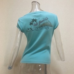 polojeansターコイズブルー半袖Tシャツラルフポロハワイト...