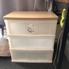衣装ケース 三段の画像