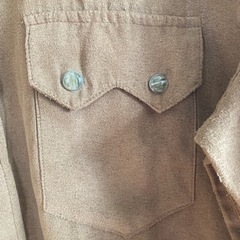 【再投稿】スウェードシャツの画像