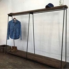 大きなハンガーラック アイアン
