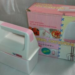 [中古]ハンドミキサー、ケーキ枠、ふるい、ハートの型枠