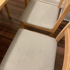 ダイニングテーブル5点セット　本日お渡し可の画像