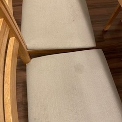 ダイニングテーブル5点セット　本日お渡し可の画像