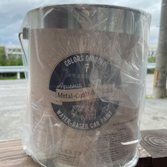 友安製作所　塗料　オリーブグリーン　未開封4kg