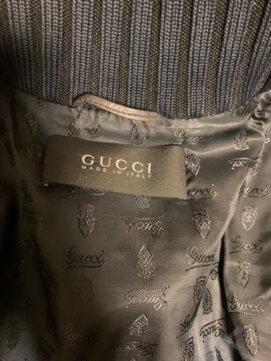 GUCCI レザーボンバージャケット　44