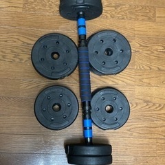 バーベルになるダンベルの画像