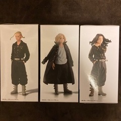 東京リベンジャーズ　佐野万次郎、龍宮寺堅、場地圭介のフィギュア3点セットの画像