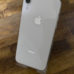 【美品】SIMフリー｜iPhone XR 64GB ホワイト｜SIMロック解除済み｜auの画像