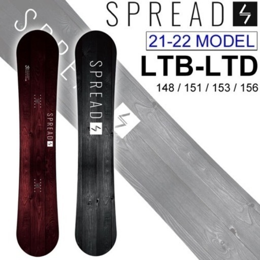 24SPREAD新品激安⭐︎LTB-LTD 153cm スプレッド国産 正規品 オリジナル解説】SPREAD LTB-LTD 145-148-151-153-156cm 2022-23