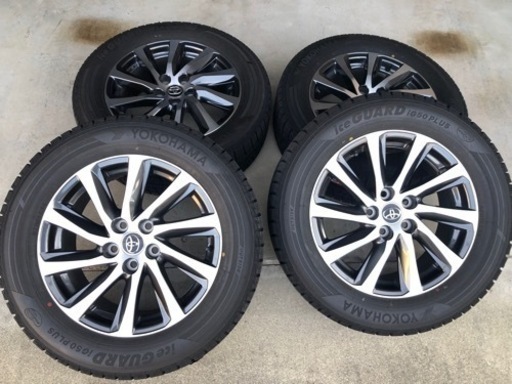 値下げしました！17インチスタッドレスタイヤ　ヨコハマiG50PLUS（アルファード純正アルミホイール付き）