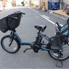 人気な電動アシスト自転車　子供乗せタイプ　ブリヂストンビッケぽラ...