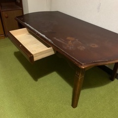 木製ローテーブル: 差し上げますの画像