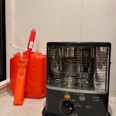 決まりました！石油ストーブ 灯油入れ＋電動ポンプ付き