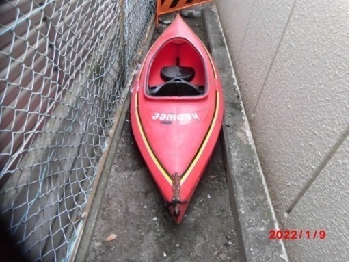 パドル付き3mカヌー、ライフジャケット付