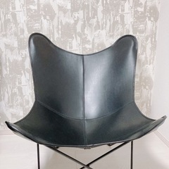 CUERO バタフライチェア　ブラック　BKF chair