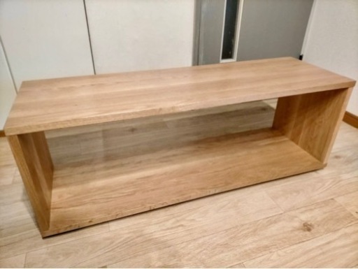 【取引中】美品 無印良品 無垢材テーブルベンチ オーク材