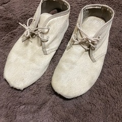 ハンドメイド❤️ハラコ　シューズ
