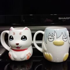 値下げ　銀魂　キャラクター　カップ2個セット