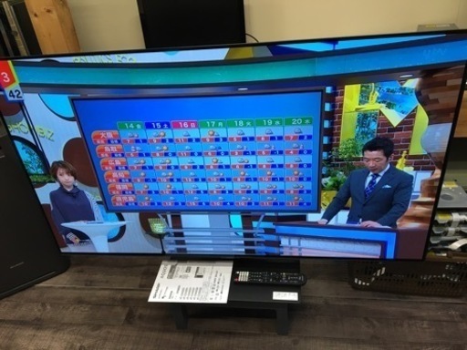 シャープ　有機ELテレビ　4T-C55DQ2 2021年製　極美品