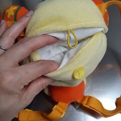 【2/8まで】うーたん　ピクニックスタイルぬいぐるみリュックの画像