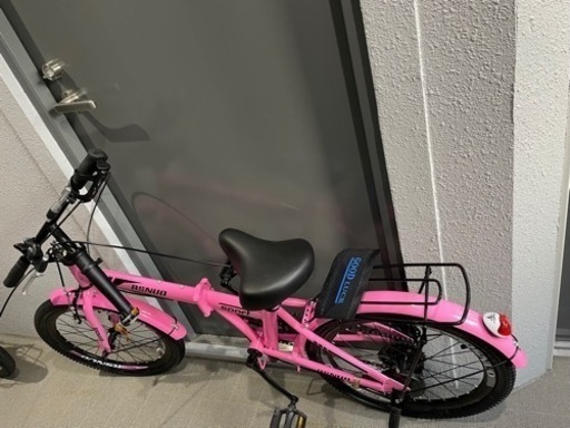 折りたたみ自転車 ピンク　折り畳み自転車