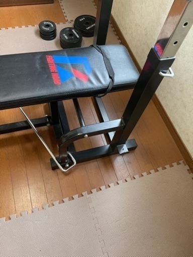 ベンチプレス　ウエイト付き