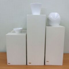 フラワーベース 3個セット Philippi/フィリッピ 磁器 花瓶 花器