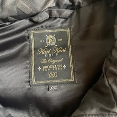 カールカナイゴルフ　ダウンベスト　メンズの画像