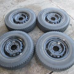 【来店交換対応】スタッドレスタイヤ&ホイール付き 195/80R...