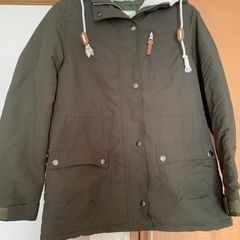【最終お値下げ⭐︎今週3,900➡︎3,500円】【たった今，届きたて】【新品】キロルアン フード フルジップ モッズミリタリーコートMサイズ　の画像