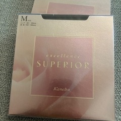 新品ブラックカネボウコエクセレンス SUPERIORタイツM×2足
