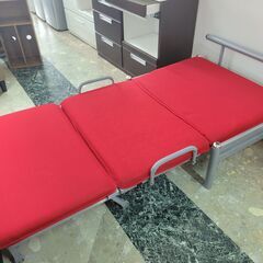 【人気】折り畳み式　ソファベット　中古　リサイクルショップ宮崎屋住吉店　22.1.17ｋの画像