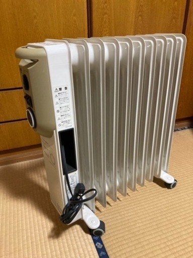 ドイツ製電気オイルヒーターと小さなヒーター