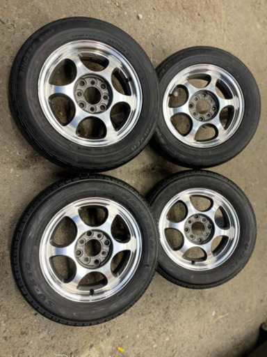 マルチピッチホイール 100 114.3 4穴 14インチ 5J off+42