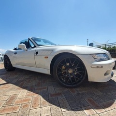 BMW Z3ホワイト 車検2022年9月までの画像