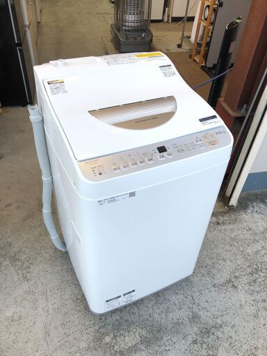 【動作保証あり】SHARP シャープ 2018年 ES-TX5B 5.5kg/3.5kg 洗濯乾燥機【管理KRS411】
