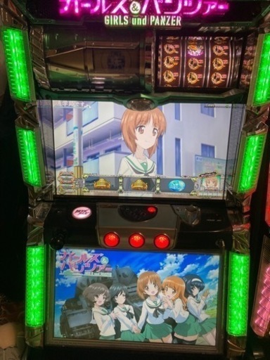 パチスロ実機ガールズ&パンツァー初代　引き取り限定