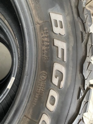 タイヤ　ALL-Terrain T/A 102/99R 5本セット　新品あり